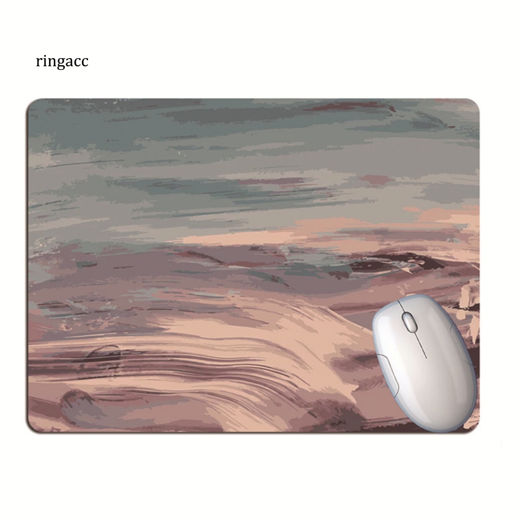 Thảm Lót Chuột RGA RGA Vẽ Tranh Sơn Dầu Đám Mây Mềm Mại Chống Trượt Có Đệm Kê Cổ Tay Cho Văn Phòng