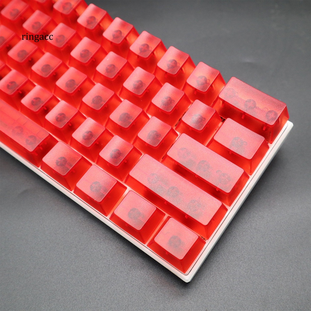 Bàn Phím RGA 104 Phím Chống Trượt Bằng ABS Trong Suốt Cho Văn Phòng