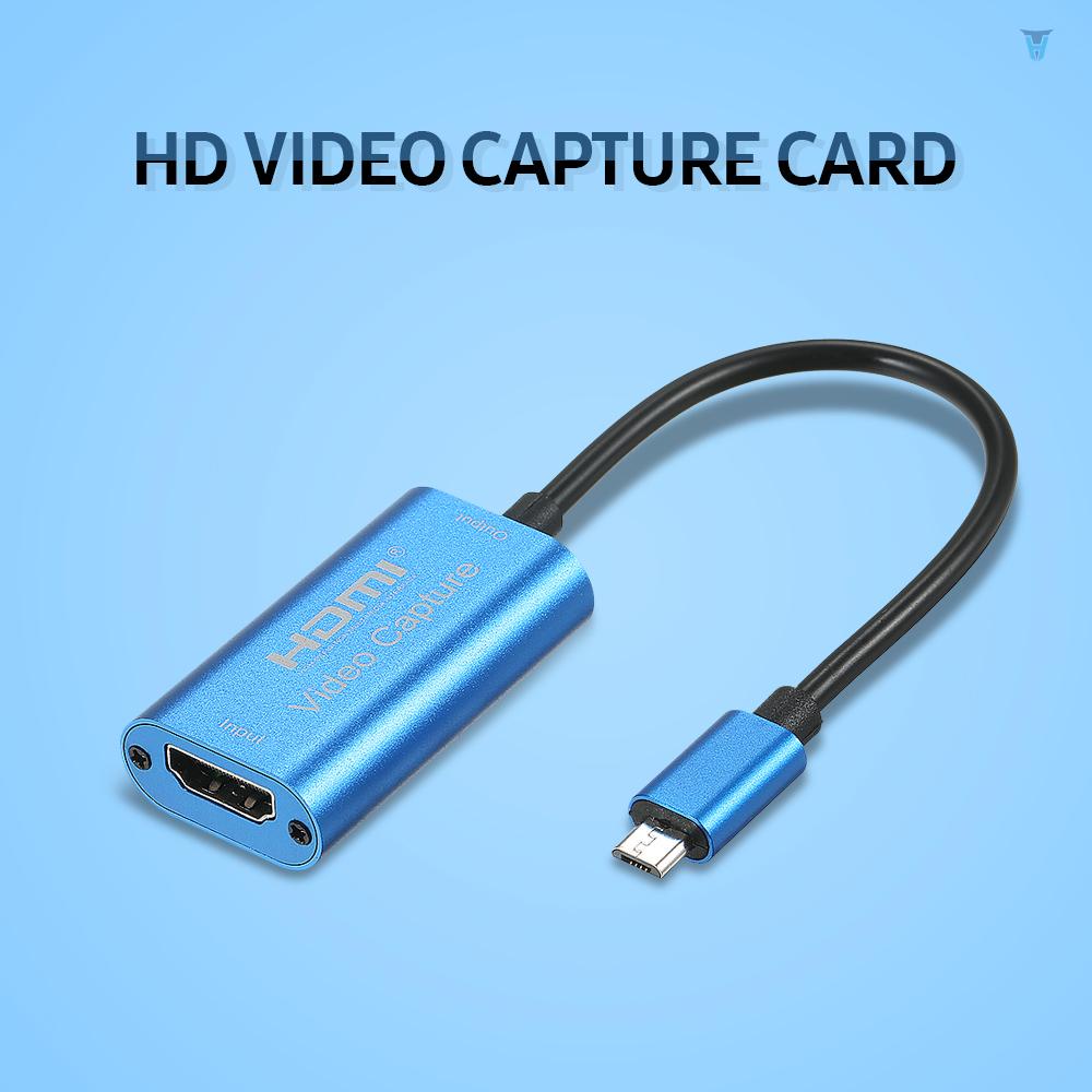 Thẻ Ghi Video HD Đầu Vào 4K 1080P Bằng Hợp Kim Nhôm Cỡ Nhỏ Vỏ Rộng Siêu Bền