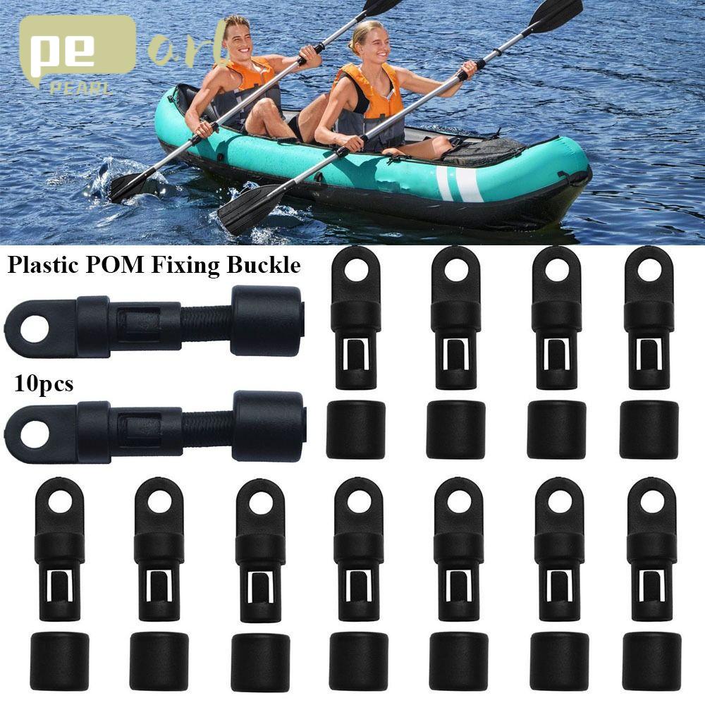 .Set 10 Móc Khóa Dây Thừng Co Giãn Bằng Nhựa Tiện Lợi Dành Cho Hoạt Động Ngoài Trời