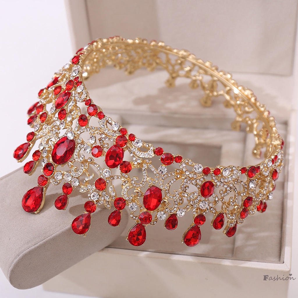 Cài Tóc Hình Vương Miện Đính Đá Lấp Lánh