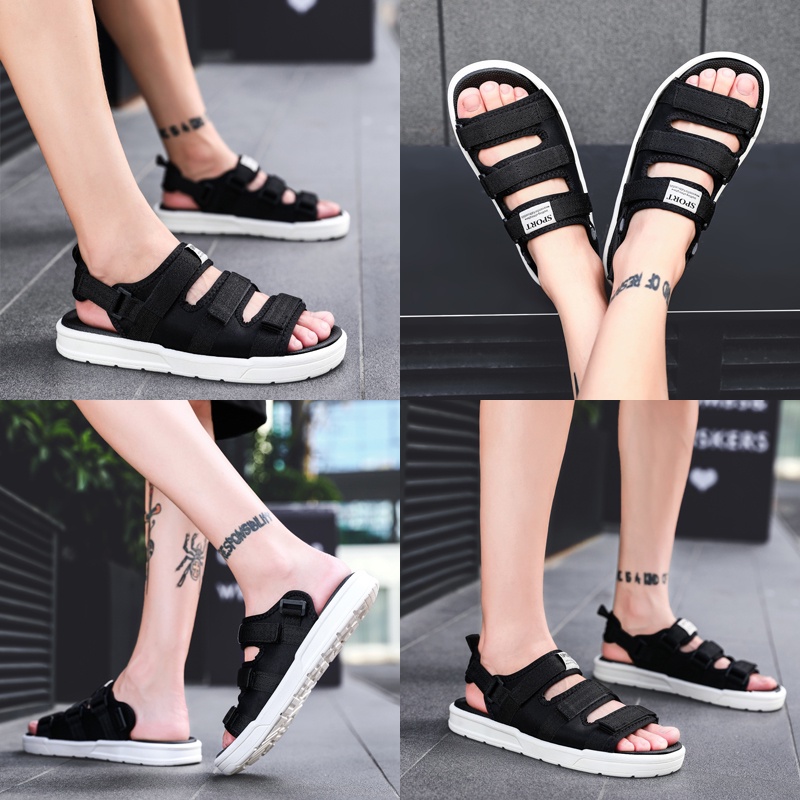 Hàng Có Sẵn Giày Sandal Thể Thao Đi Biển Quai Dán Hai Cách Mang Có Thể Tháo Rời Dành Cho Nam