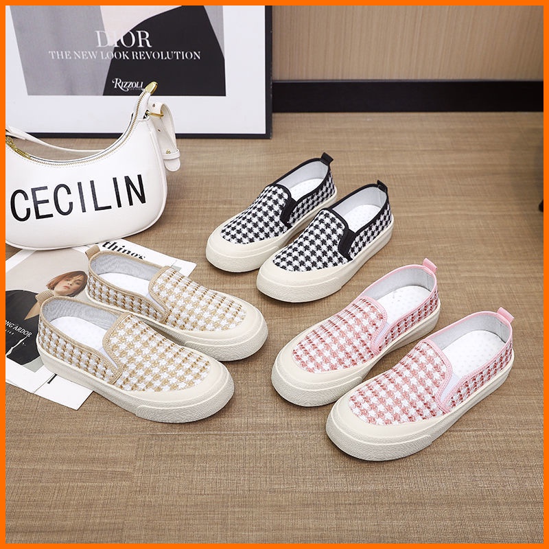 Giày nữ thời trang Giày vải Canvas Giày thoải mái cho sinh viên