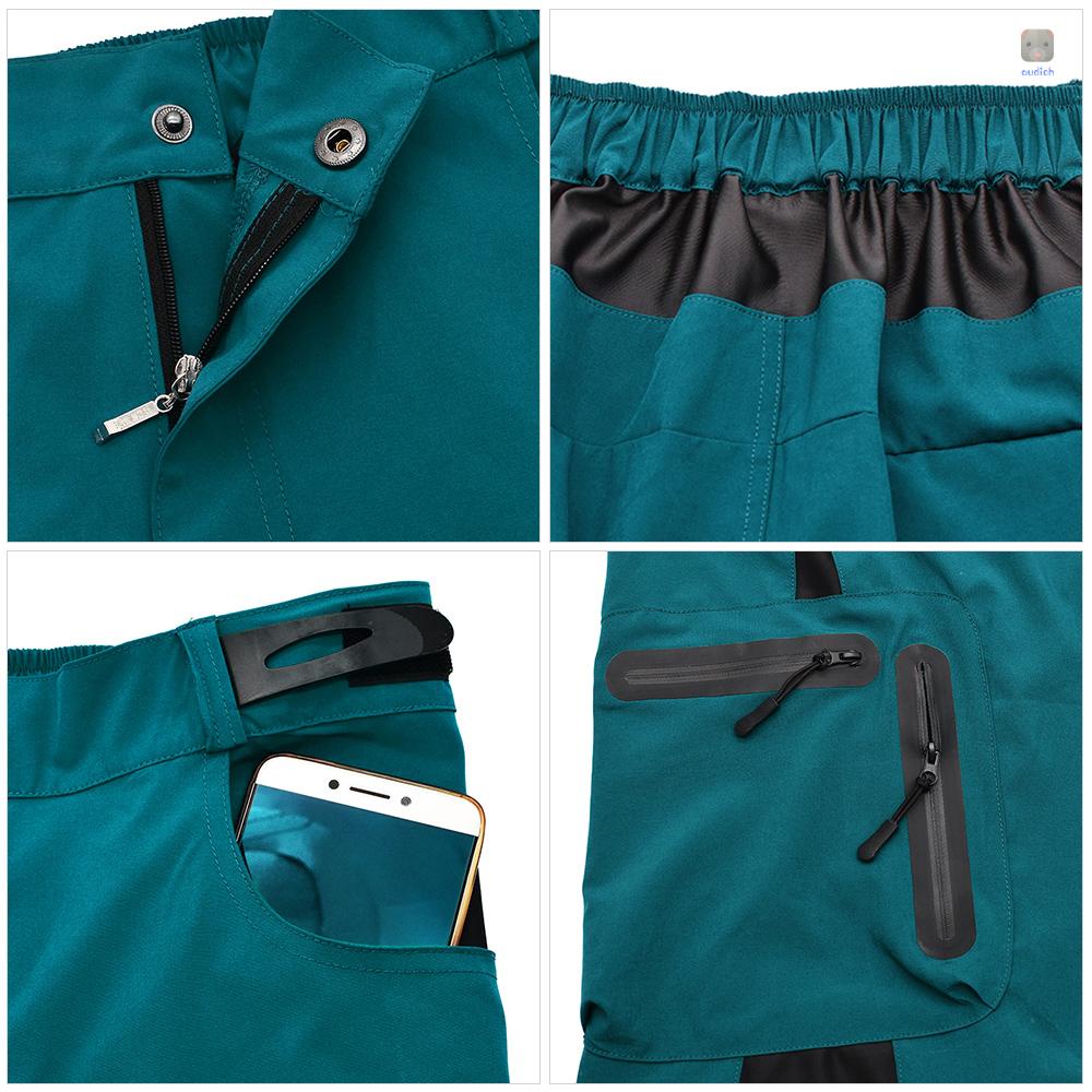 Quần ngắn đi xe đạp Dáng Rộng Thoáng Khí Nhanh Khô Thiết Kế 7 Túi Thời Trang Mùa Hè Cho Nam