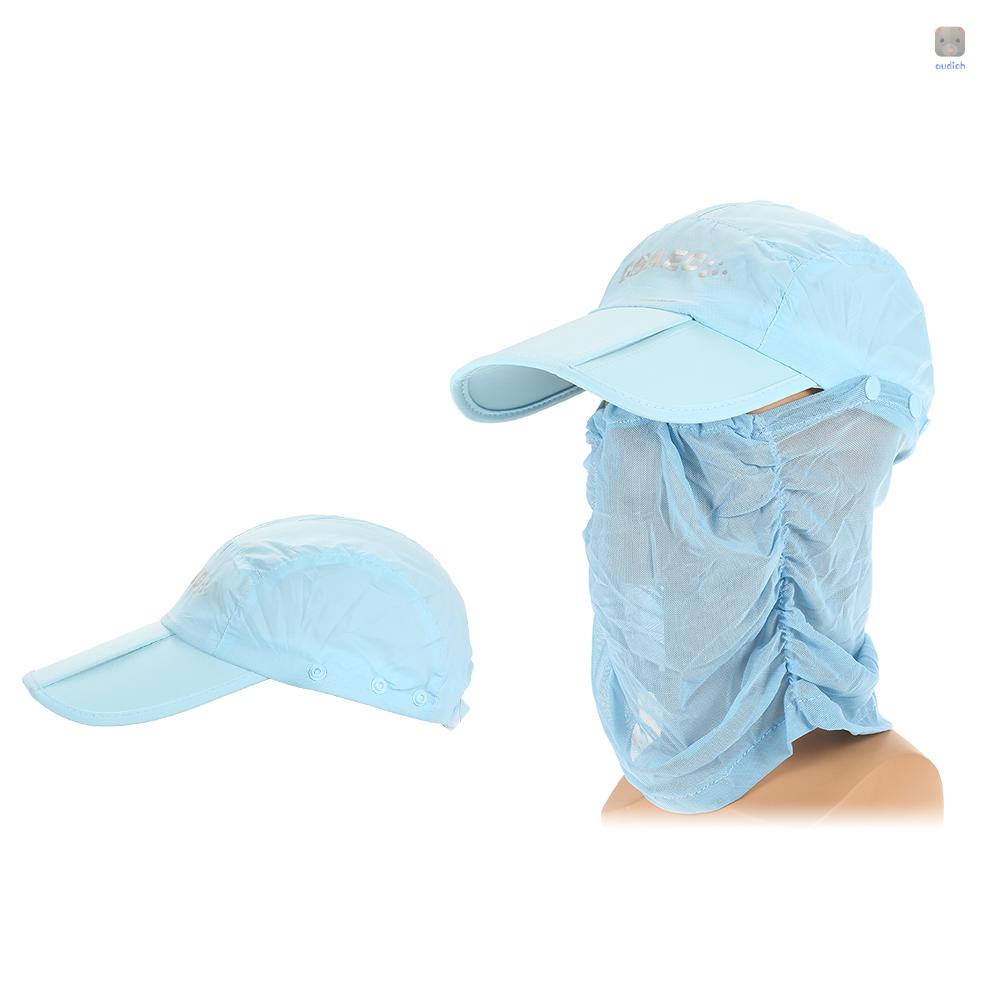 Mũ Chống Nắng Có Tấm Che Mặt Và Cổ Có Thể Tháo Rời Cho Hoạt Động Ngoài Trời