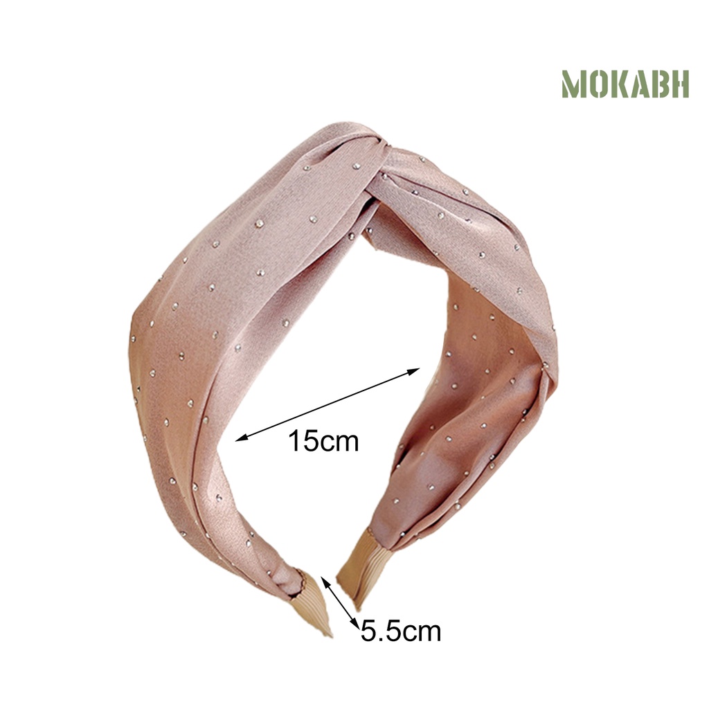 Băng Đô Cài Tóc Đính Đá Màu Sắc Thời Trang Dành Cho Nữ