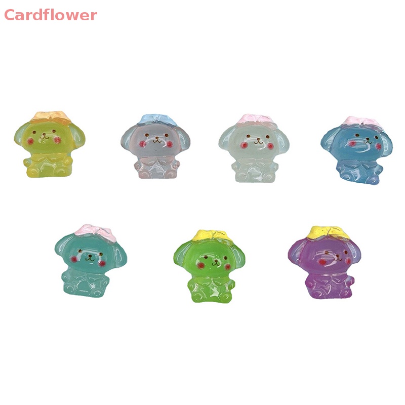 Bộ 2 Đồ trang trí Chú Chó Cinnamon Mini Dạ Quang Trang Trí Tiểu Cảnh Mới