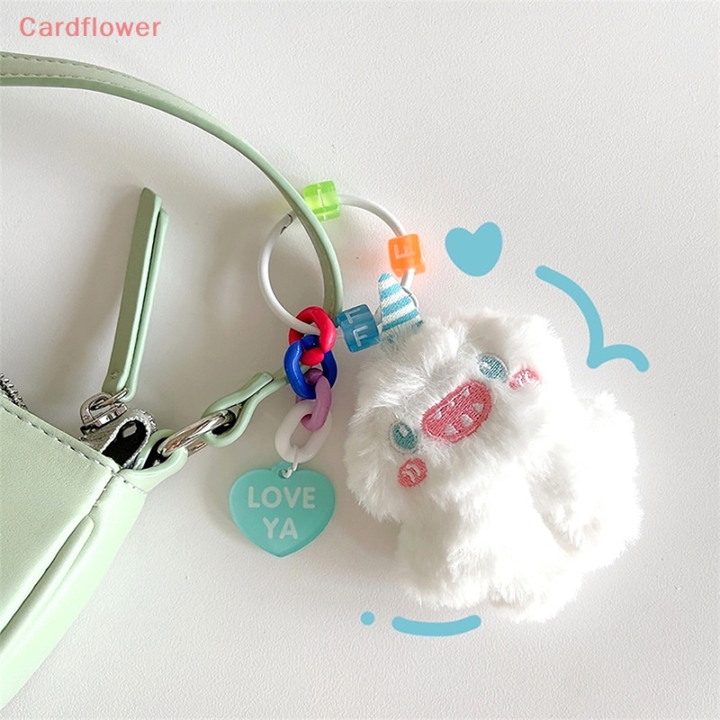 &lt; Cardflower &gt; Móc Khóa Điện Thoại / Chìa Khóa Hình Kỳ Lân Nhồi Bông Hoạt Hình Trang Trí Ba Lô / Ô Tô