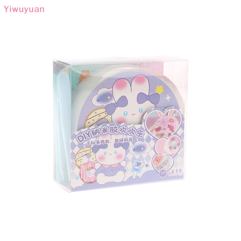 < Yiwuyuan > Bộ Dụng Cụ Thổi Bong Bóng Nano Hoạt Hình Trang Trí DIY Mới