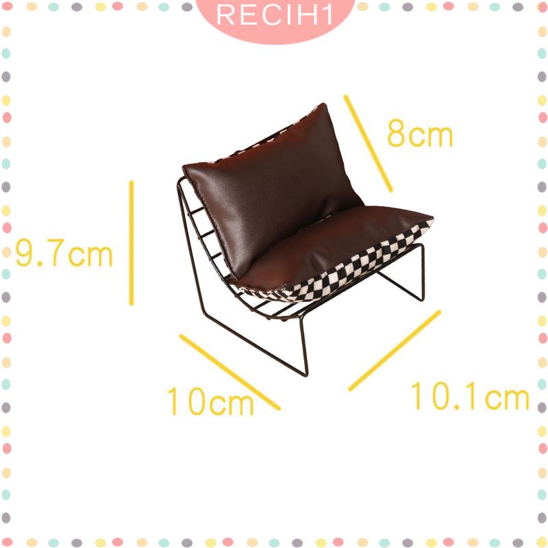 Mô Hình Ghế Bập Bênh Mini Bằng Hợp Kim Tỉ Lệ 1 / 12 Dùng Trang Trí Nhà Búp Bê