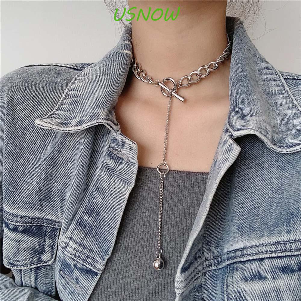 Vòng Cổ Choker Phối Tua Rua Phong Cách Punk Hip Hop Thời Trang Cho Nữ