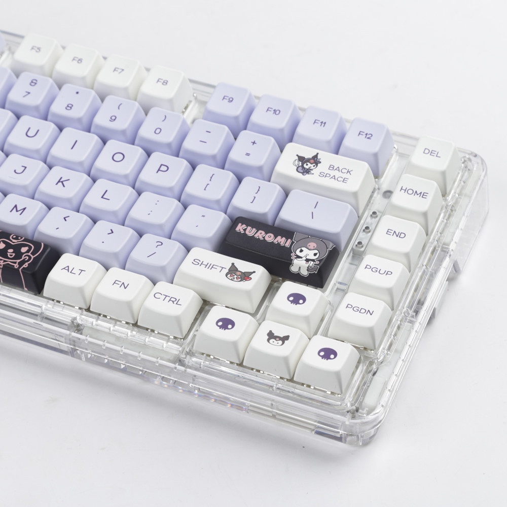 Kuromi Keycaps MDA Profile My Melody Anime PBT Dye Sub Bàn Phím Cơ Keycap
