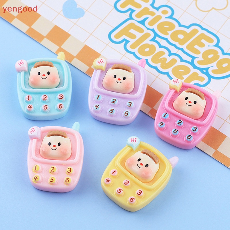 Set 5 Chiếc Điện Thoại Dạ Quang Mini Dùng Để Trang Trí Nhà Búp Bê