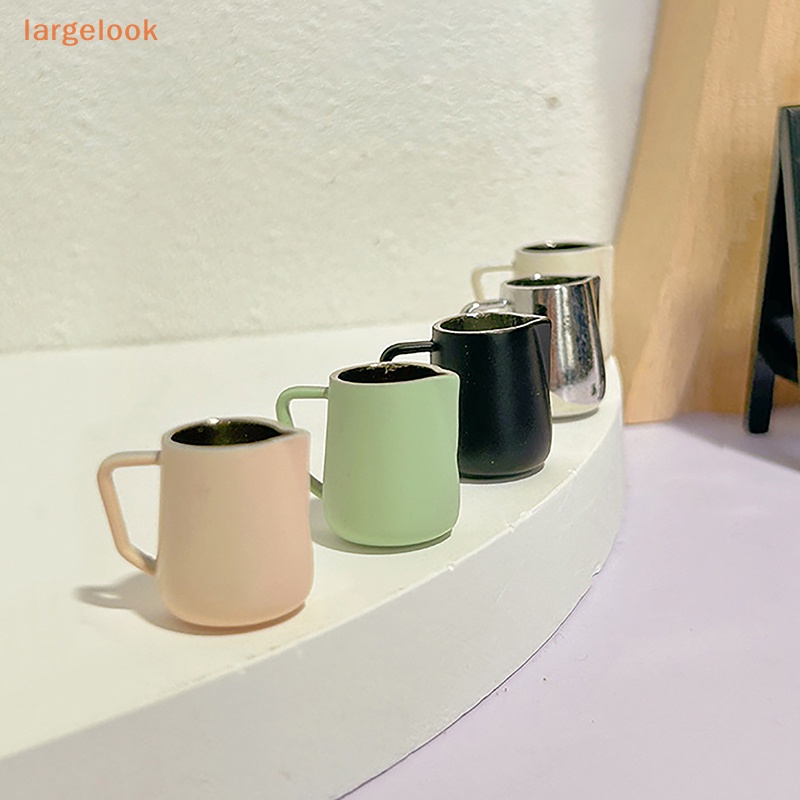 Ấm Trà Và Tách Cà Phê Mini Tỉ Lệ 1: 12 Dùng Trang Trí Nhà Búp Bê