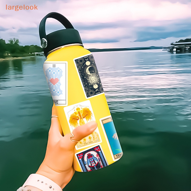 Bộ 50 Miếng Dán Thẻ Bài Tarot Graffiti Chống Thấm Nước Dùng Trang Trí Vali / Laptop / Ván Trượt / Xe Máy