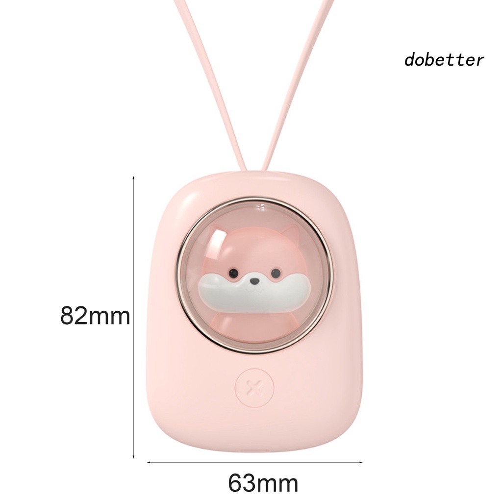 Quạt Làm Mát Đeo Cổ 3 Tốc Độ Rảnh Tay Kèm Sạc USB Tiện Dụng Cho Mùa Hè