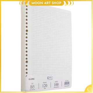 Ruột giấy refill klong sổ còng caro b5 - 100t - ms: 546