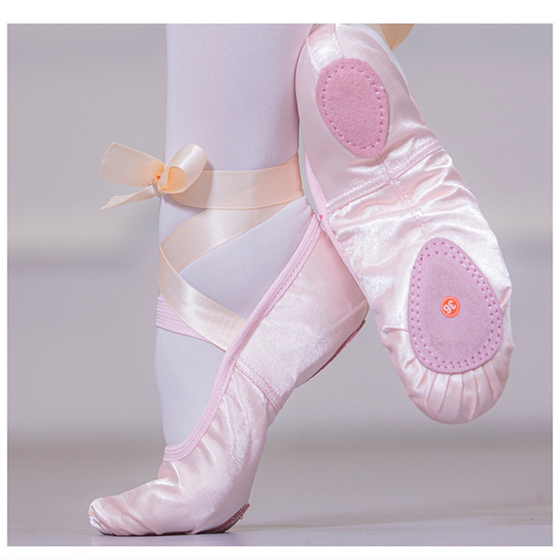 Giày Múa Ba Lê Đế Mềm Dành Cho Bé Gái