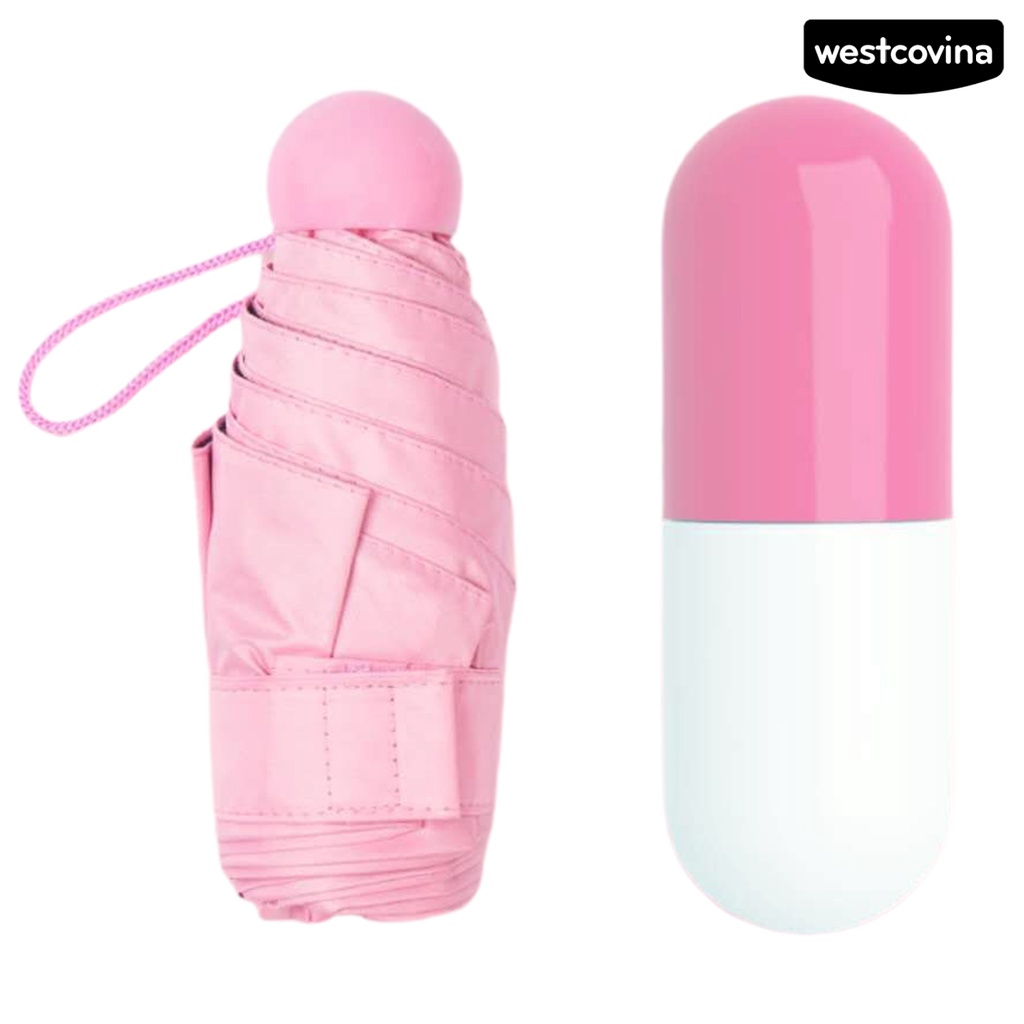 [COD]☁Dù Gấp 6 Khúc Có Quai Cầm Tròn Thoải Mái Chống Tia UV