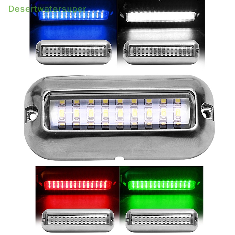Đèn Led IP68 27 Bóng 12V Bằng Thép Không Gỉ Chống Nước Cho Tàu Thuyền