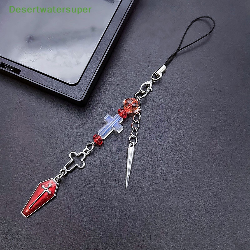 Móc Khóa Điện Thoại Y2K Hình Bướm Phong Cách Gothic