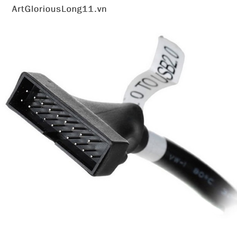 Cáp Chuyển Đổi Bo Mạch Chủ Từ 19 / 20 Pin USB 3.0 Female Sang 9 Pin USB 2.0 Male