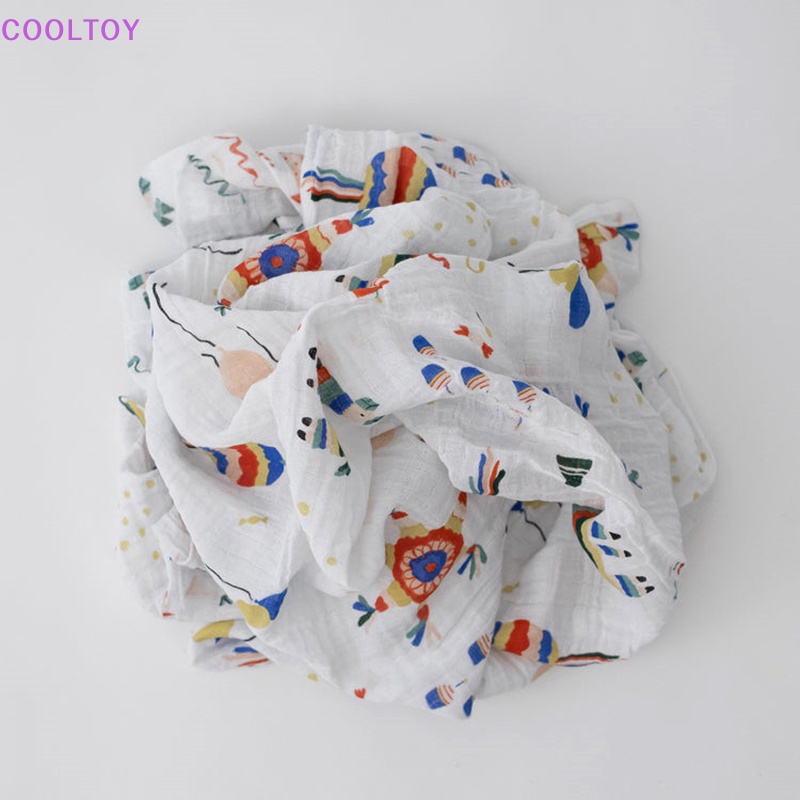 Chăn Quấn Em Bé Sơ Sinh Chất Liệu Cotton Muslin