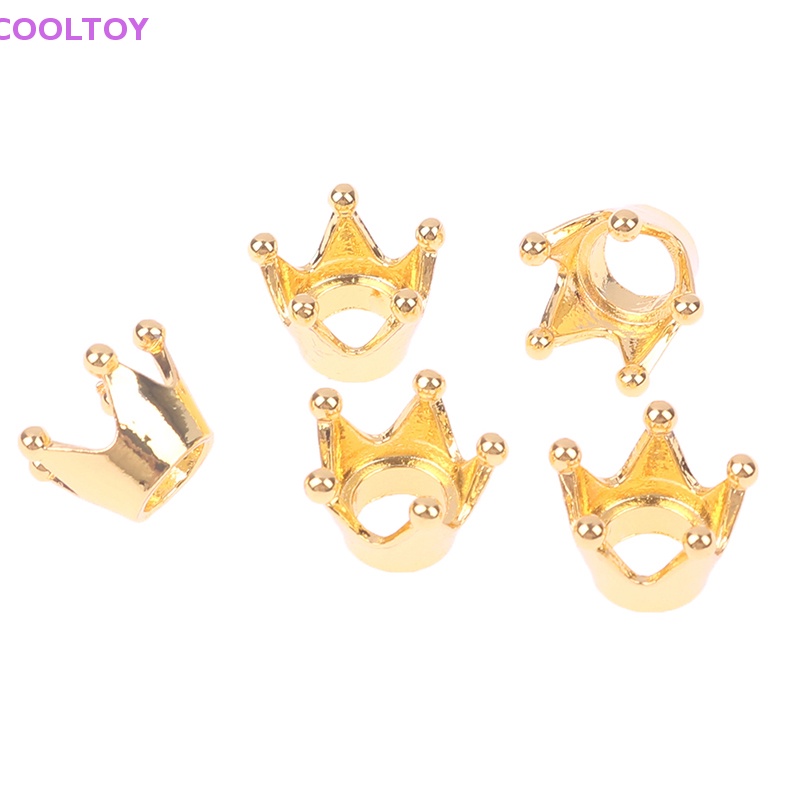 Set 5 Vương Miện Kim Loại Mini Trang Trí Nhà Búp Bê