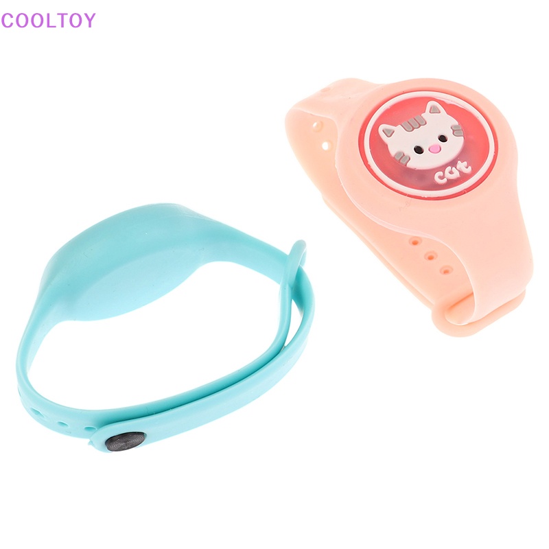 Quạt mini sạc usb Đeo Tay Họa Tiết Hoạt Hình Dễ Thương Cho Bé