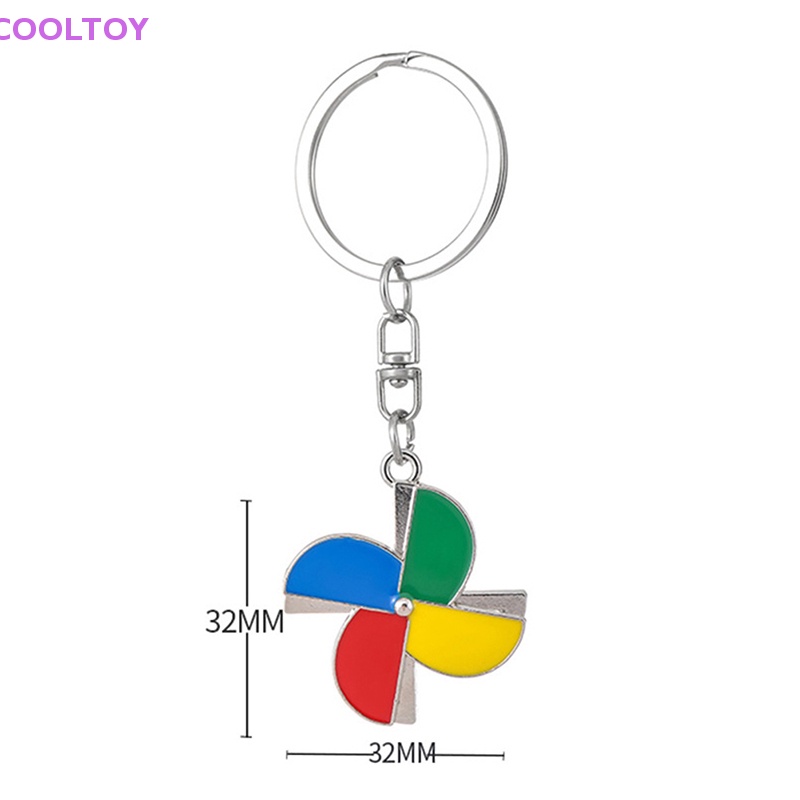 Cooltoy Móc Khóa Hình Cối Xay Gió Nhiều Màu Sắc Giải Tỏa Căng Thẳng Cho Túi Xách / Xe Hơi
