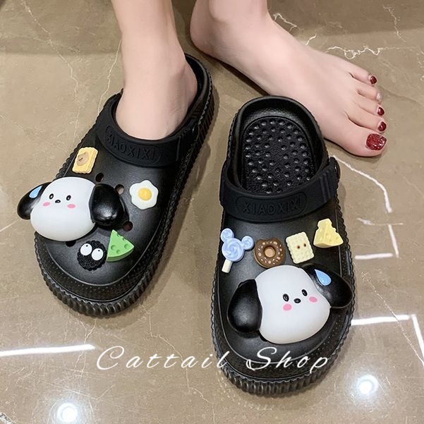 Cattail dép dép nữ dép bánh mì nữ dép bánh mì nữ Chống Trượt 051907