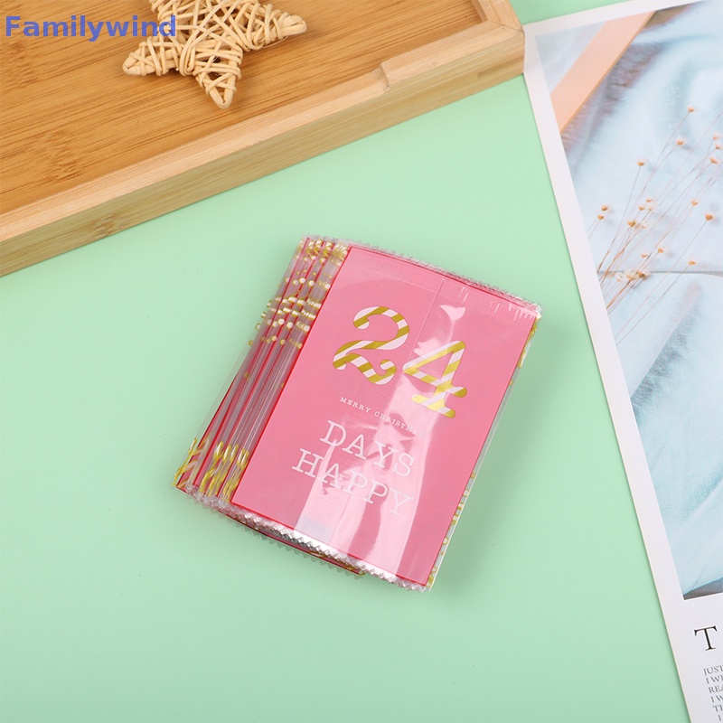 Set 100 Túi Trong Suốt Đựng Bánh Kẹo Họa Tiết Hoạt Hình Giáng Sinh