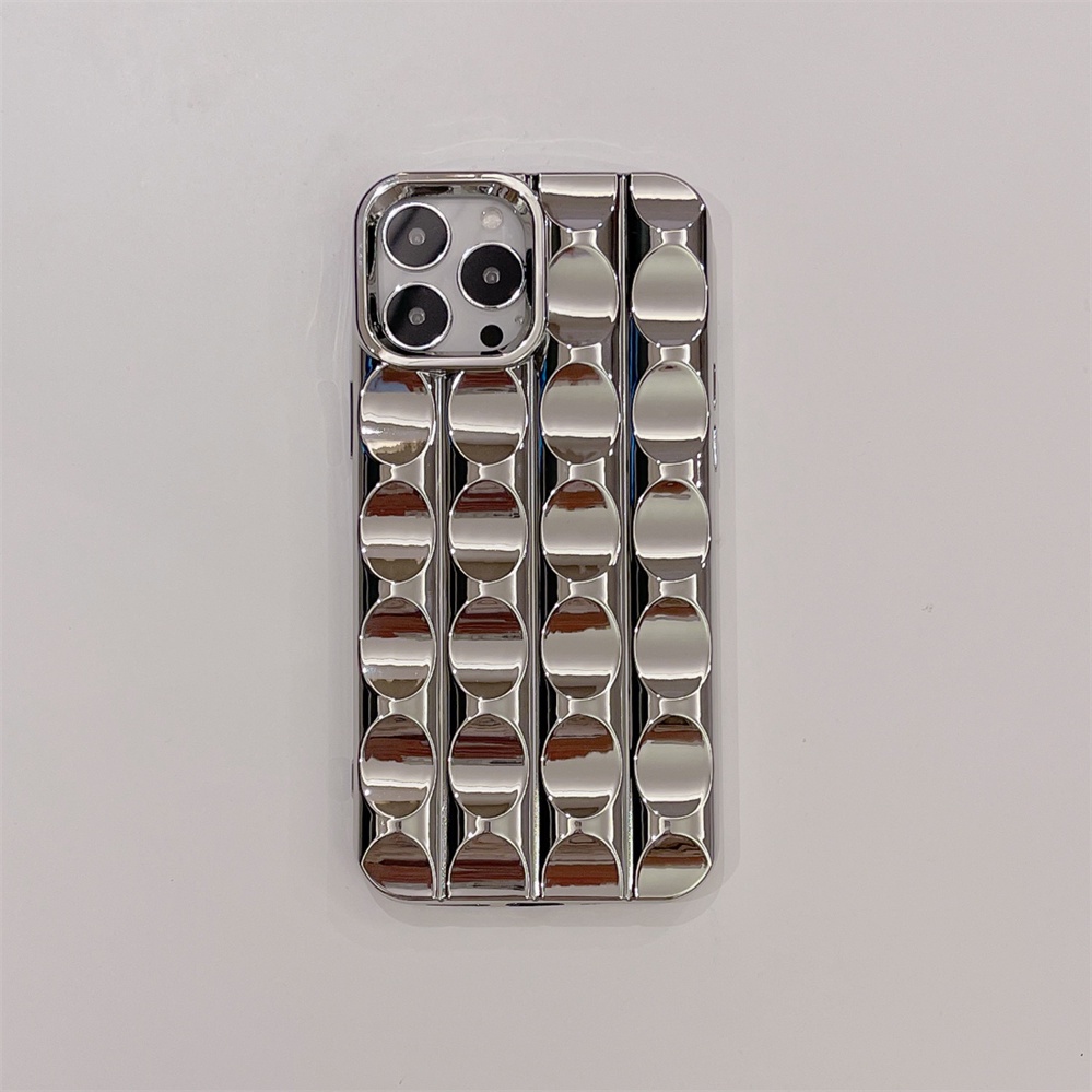 Ôp Điện Thoại Silicon Dẻo Tráng Gương Họa Tiết Thời Trang Sang Trọng Cho iphone 15 pro max 14 pro max 13 pro max 12 pro max 11 Ốp