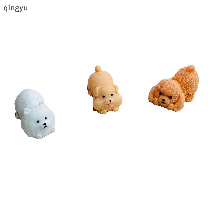 Bộ 5 Đồ Chơi Cún Con Bằng Nhựa Phát Sáng Dễ Thương Dùng Trang Trí Nhà Cửa DIY