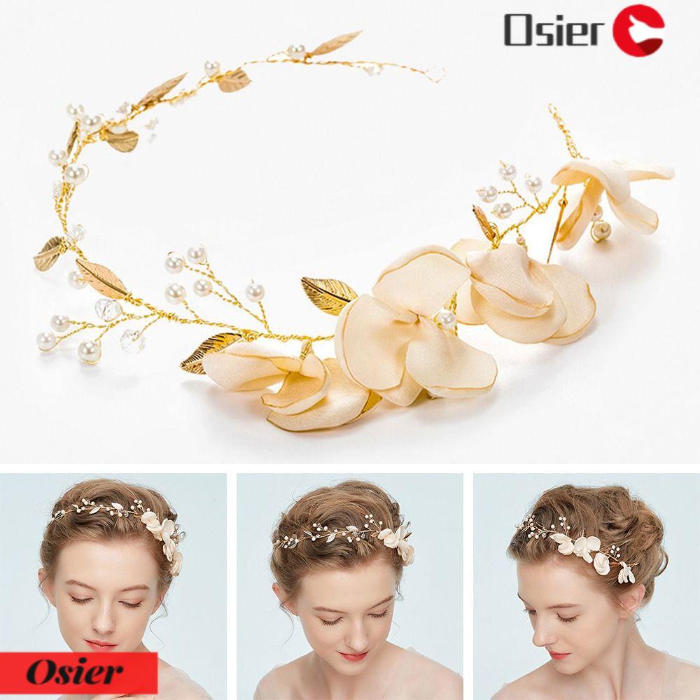 1 Băng Đô Hoa Cài Tóc Thời Trang Cho Cô Dâu