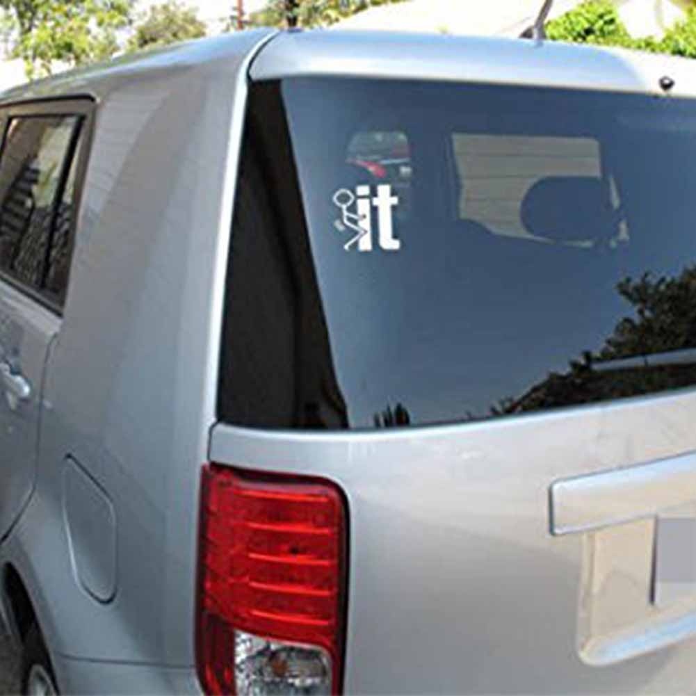 Miếng Dán Trang Trí Xe Hơi Chữ Tiếng Anh Vui Nhộn U1Z4