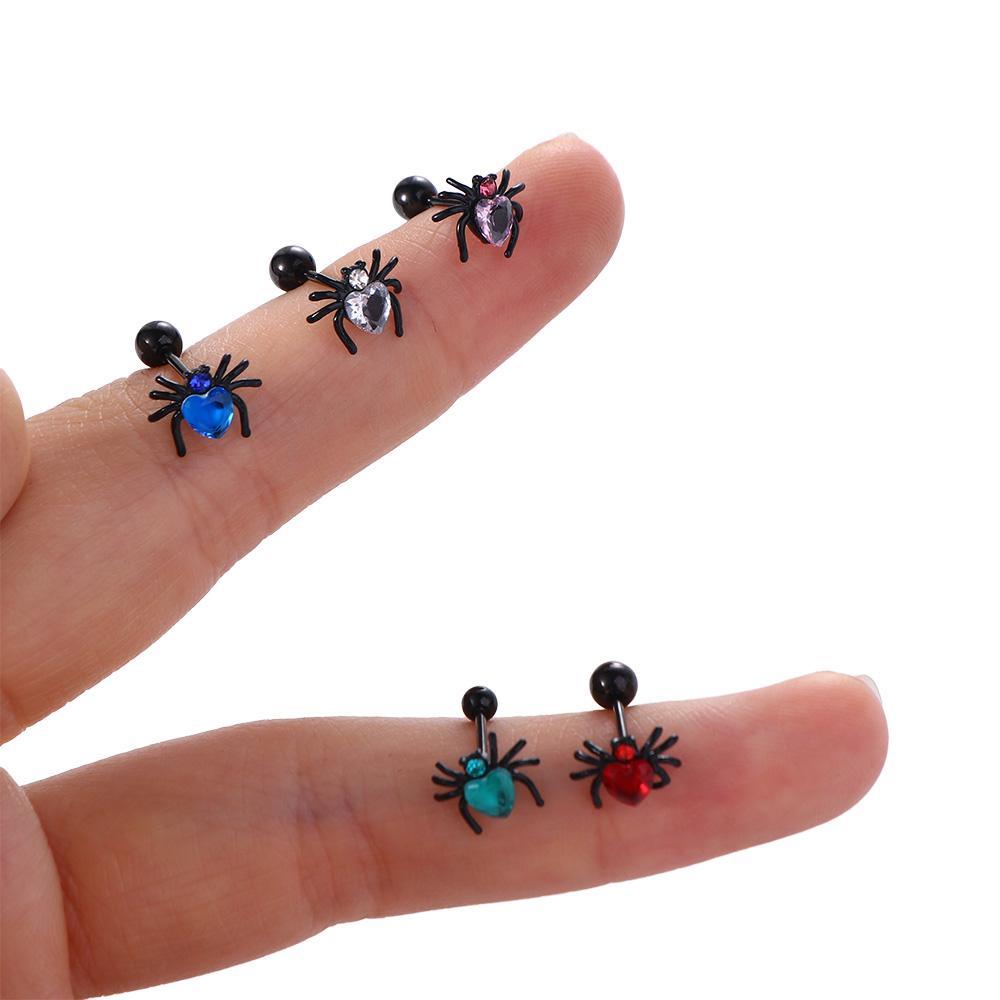 DANES Đôi Khuyên Tai Hình Nhện Thời Trang Cho Nữ