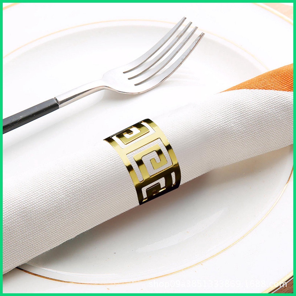 Set 16 Vòng Nhẫn Giữ Khăn Ăn Tiện Lợi