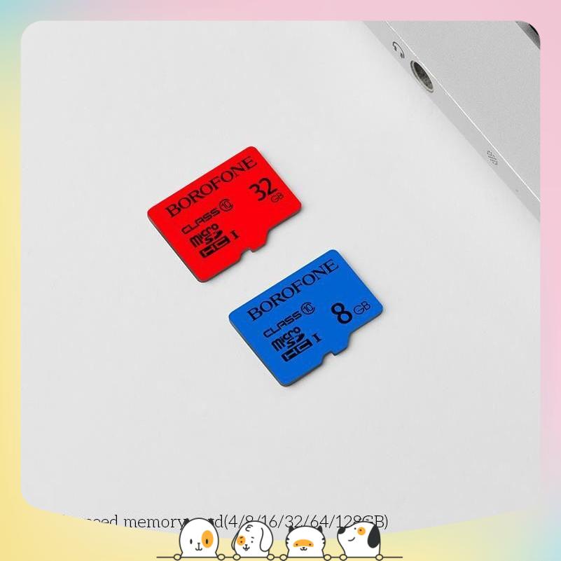 Thẻ Nhớ Micro SD Borofone Class 10 Chính Hãng - Dung lượng 4G/8G/16G/32G/64G/128G