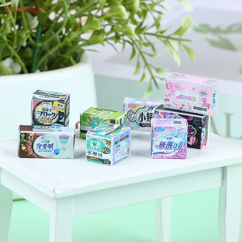 Hộp Khăn Vệ Sinh Mini Trang Trí Nhà Búp Bê Cho Bé Gái