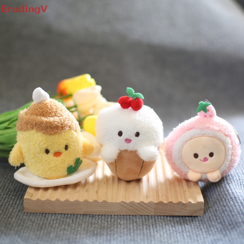 [ErudingV] 1 Búp Bê Nhồi Bông Mềm Mại Hình Gà Đào Hoạt Hình Dễ Thương Thời Trang [Mới]