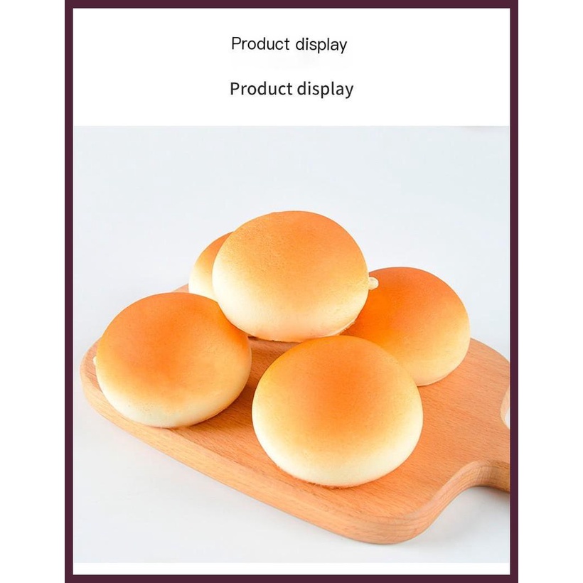 Đồ Chơi Mô Hình Bánh Mì Chiên Bằng PU Giúp Giảm Căng Thẳng