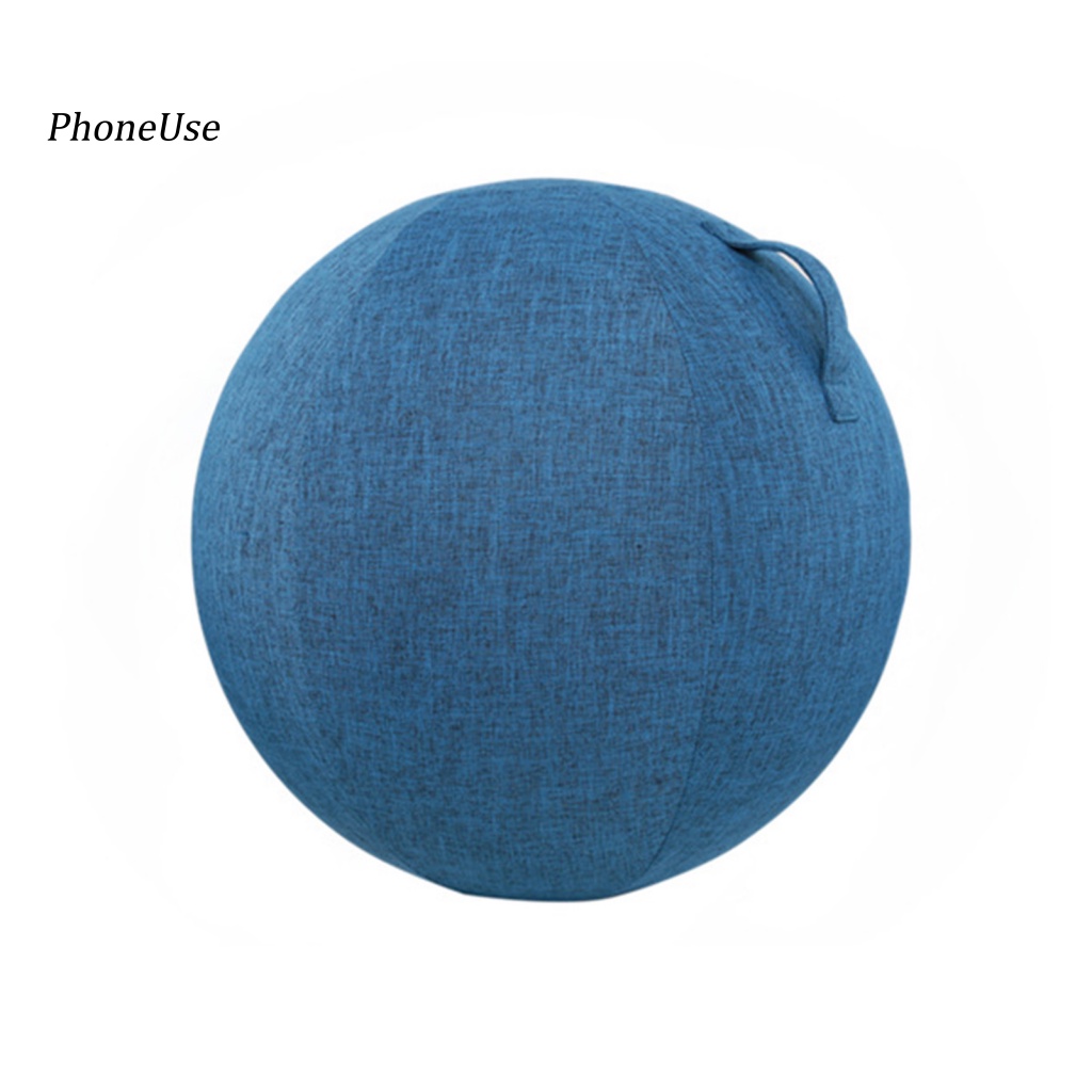 Pu Vỏ Bọc Bóng Tập Yoga Bằng Cotton Dệt Kim Chống Trượt / Bụi Bẩn Tiện Dụng Cho Gia Đình