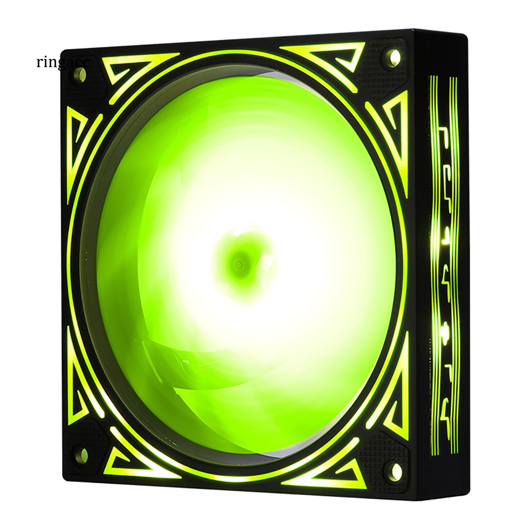 Quạt Tản Nhiệt 12cm Màu RGB Ánh Sáng Cao Tiện Dụng Cho Máy Tính / Văn Phòng