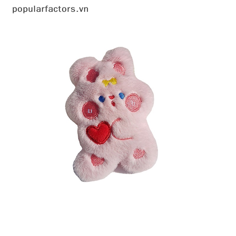 Móc Khóa Thỏ Nhồi Bông Dễ Thương Dùng Trang Trí Ba Lô / Túi Xách / Móc Khóa