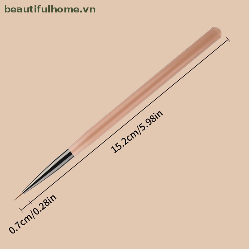 1 Cọ Vẽ Móng Tay Nghệ Thuật Bằng Acrylic