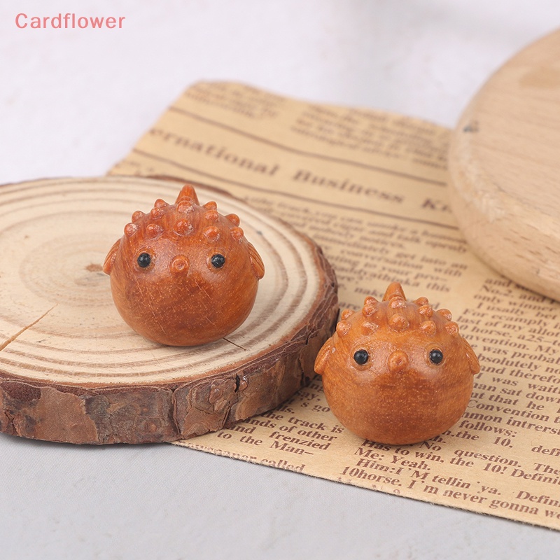 < Cardflower > Móc Chìa Khóa Khắc Hình Động Vật Đáng Yêu Trang Trí Thủ Công DIY Mới