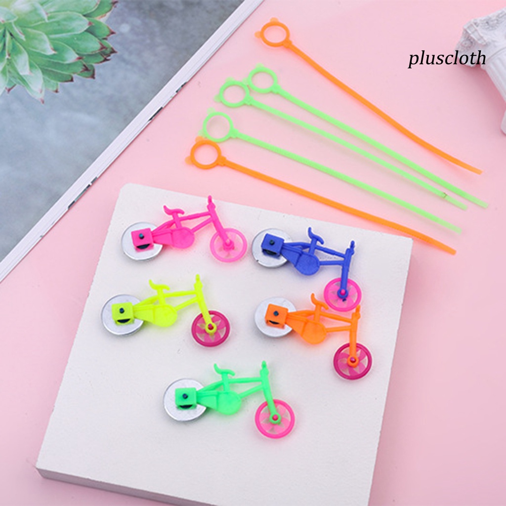 < Plus > Set 10 Đồ Chơi Con Quay Cầm Tay Có Dây Cót Vui Nhộn Cho Bé