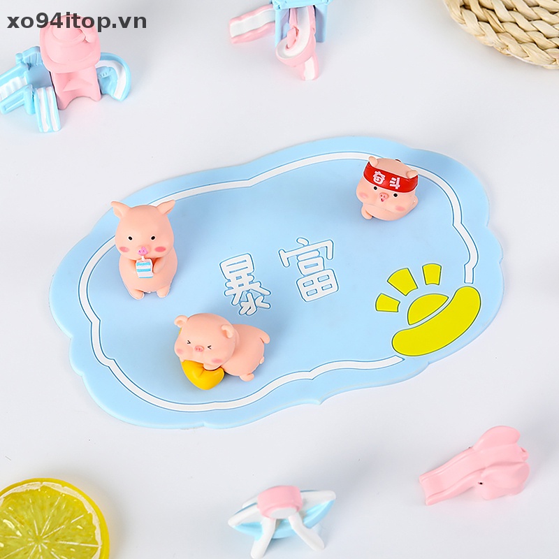 Xoitop Thảm Lót Bảng Điều Khiển Xe Hơi Chống Trượt Giặt Được Trang Trí Phong Cảnh Hoạt Hình