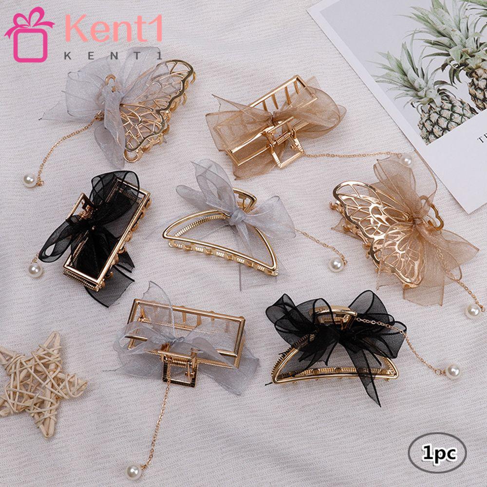 1 Kẹp Tóc Nơ Thời Trang Cho Nữ